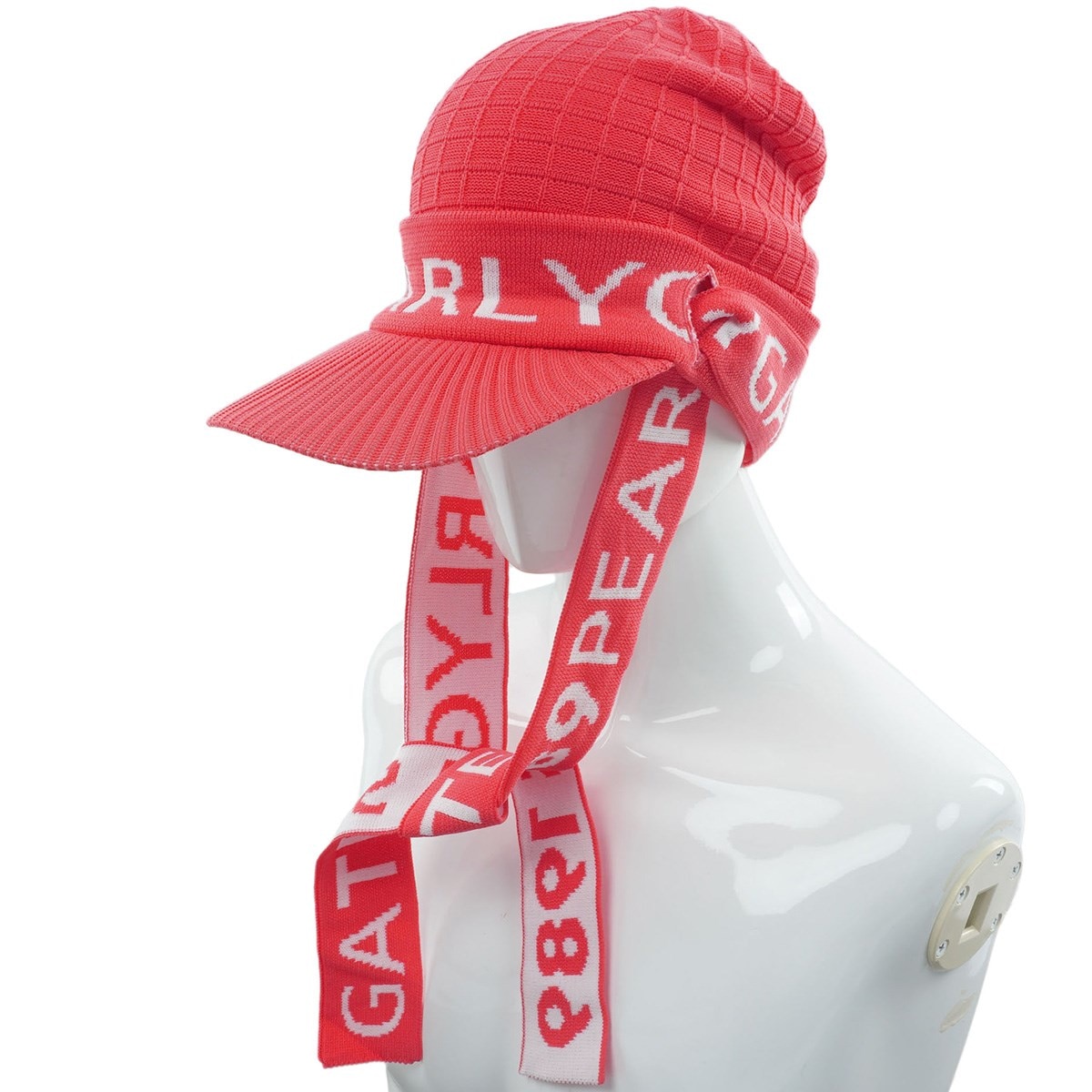 ロゴマフラーつきつば付きニットワッチ(【男性】その他帽子)|PEARLY