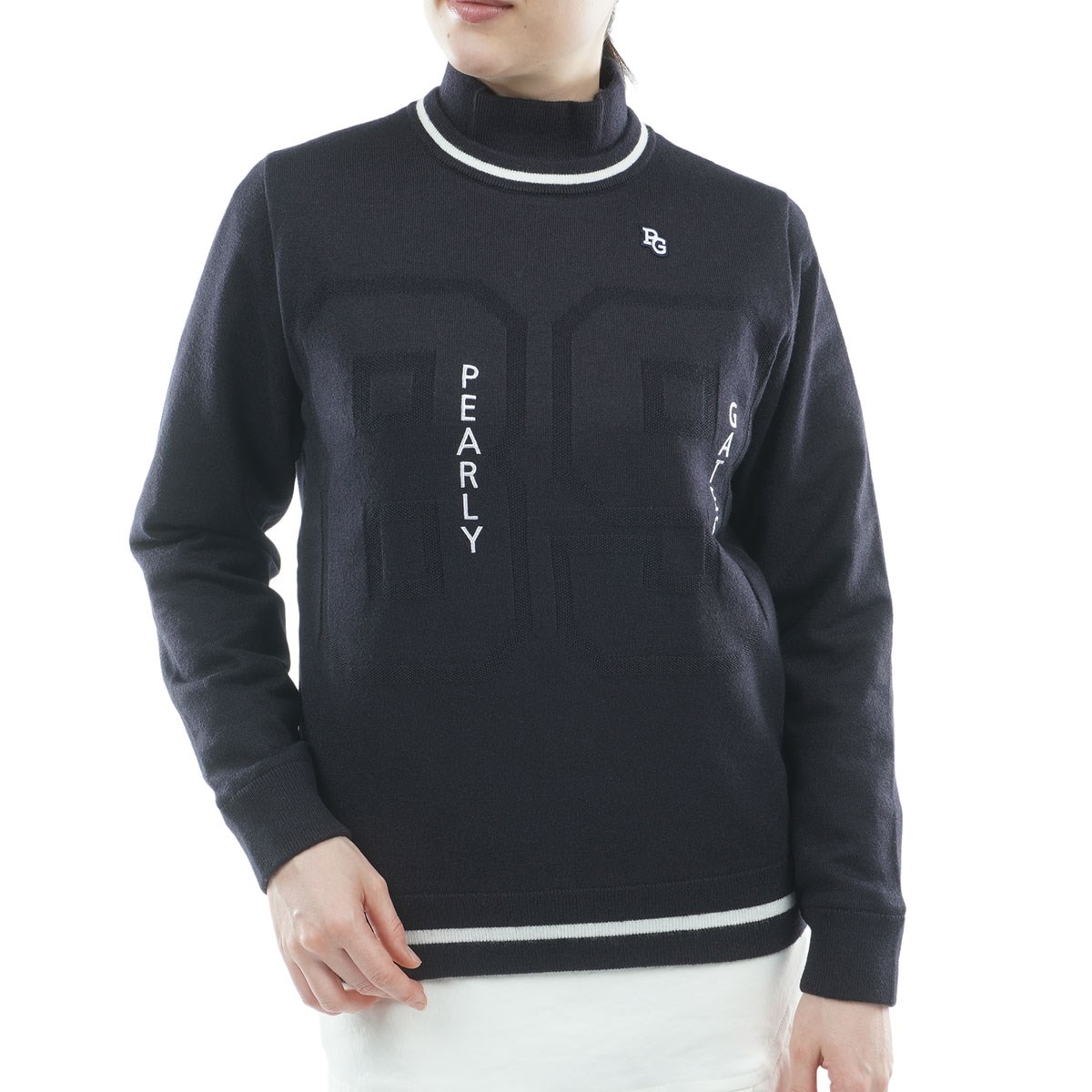 天竺×ストレッチ裏地＆地柄 ツインセーター レディス(中間着(セーター