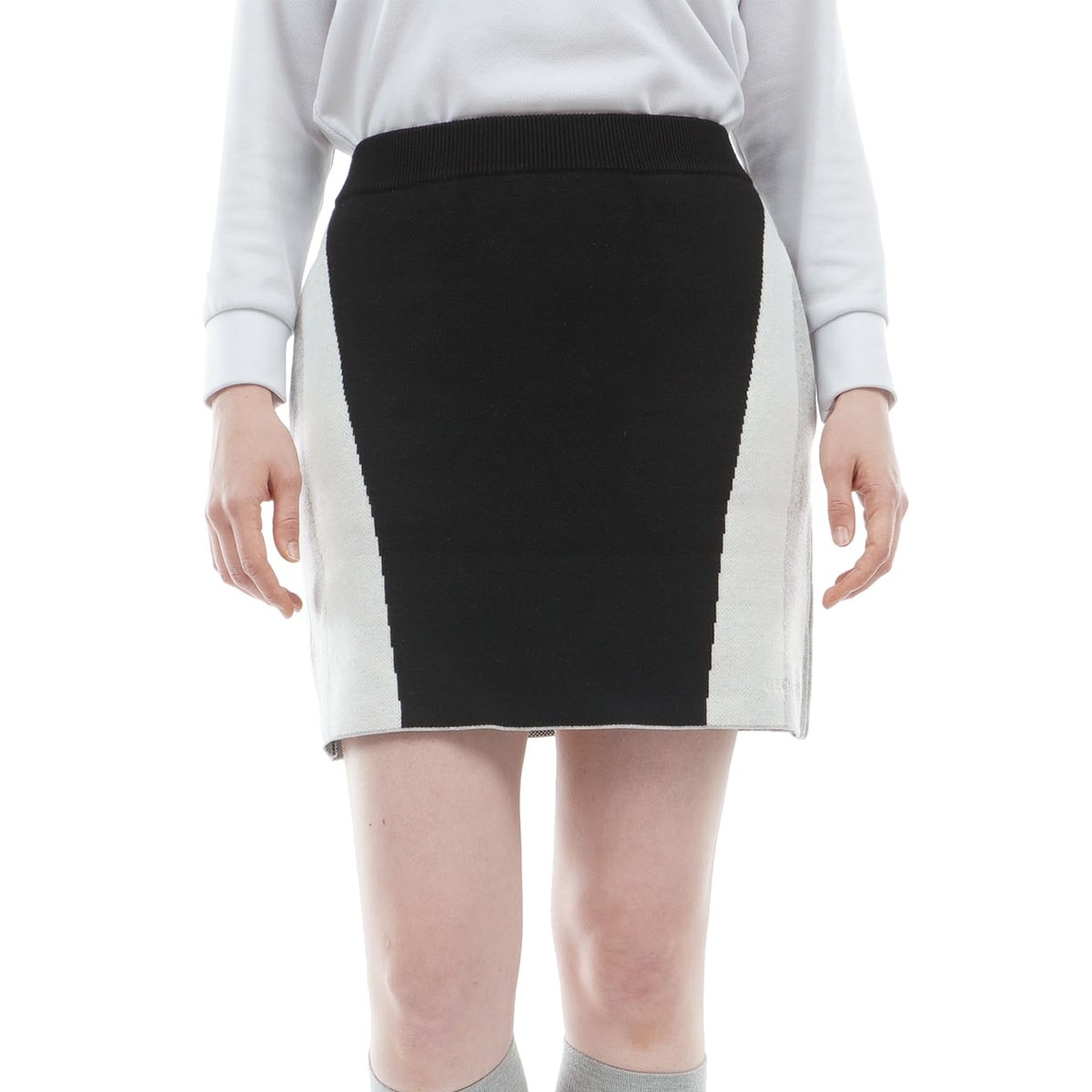 バイカラー ニットスカート レディス(スカート)|CECIL McBEE green