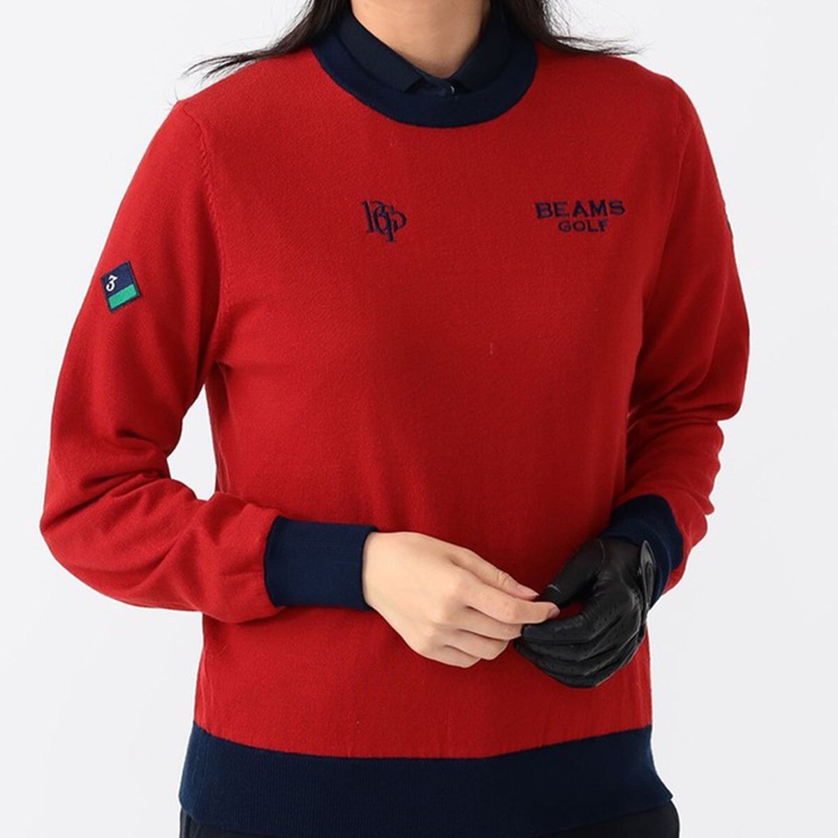 ビームスゴルフ　パープルレーベル　ニットブルゾン　ニットスカート　セット　M BEAMS GOLF PURPLE LABEL(ビームスゴルフパープルレーベル) セーター