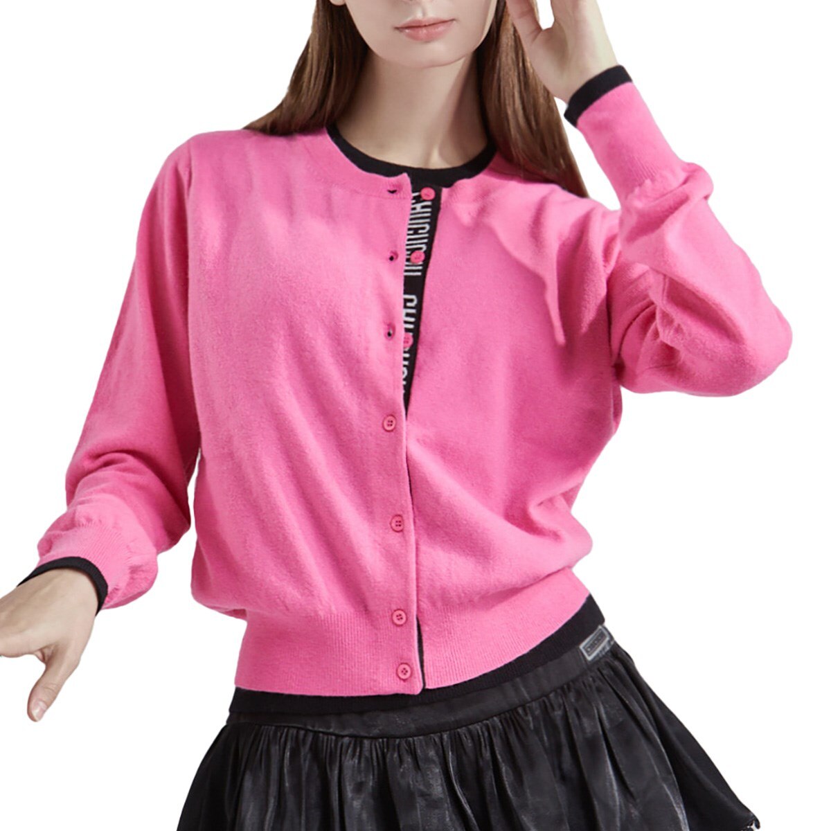 ジーフォア ゴルフウェア レディース カーディガン セーター ピンク ジーフォア ゴルフウェア レディース カーディガン セーター ピンク