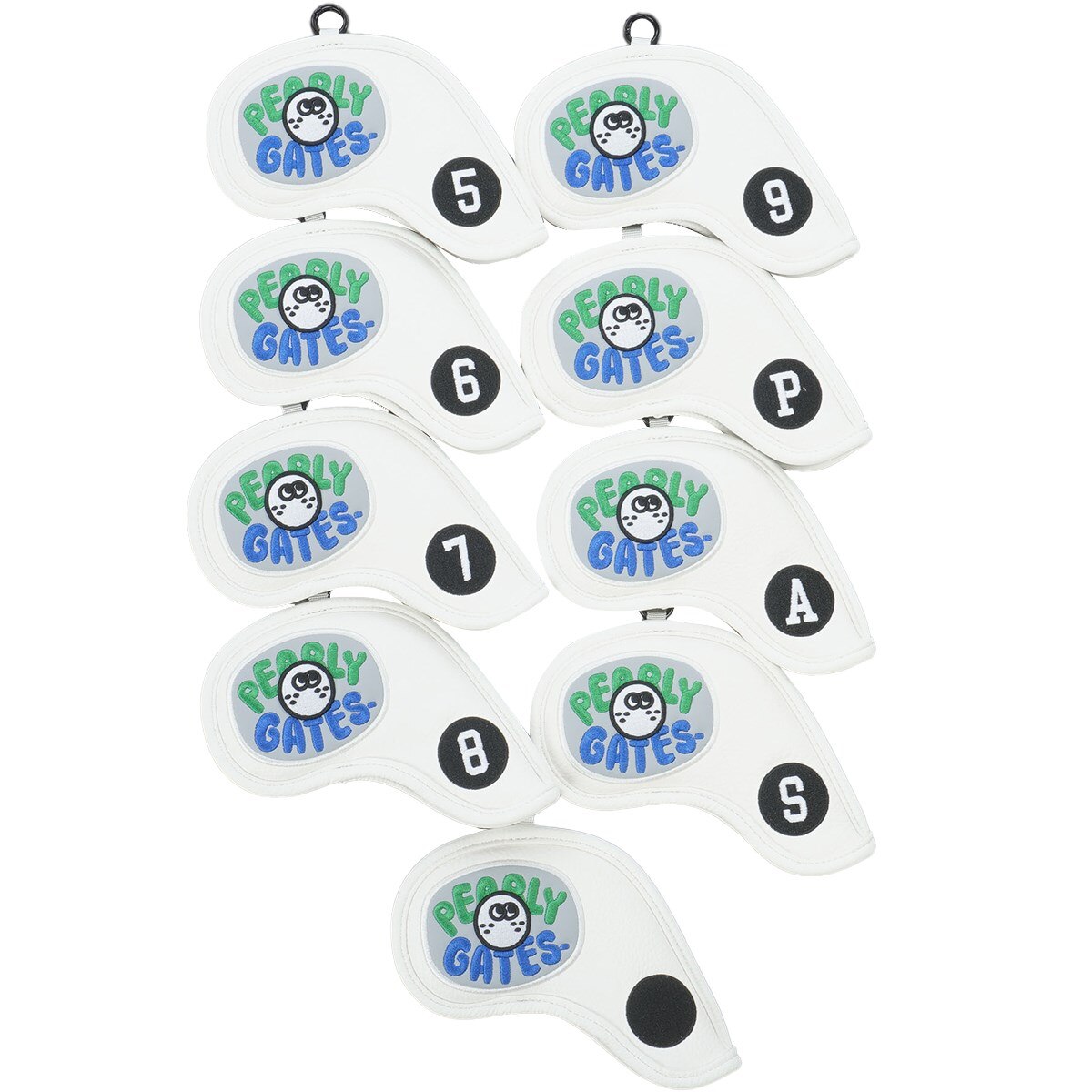 ロゴワッペン アイアンカバー 9個セット(ヘッドカバー（アイアン