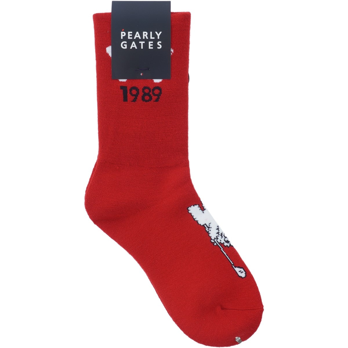 ぷっくりロゴミドルソックス レディス(靴下)|PEARLY GATES(パーリー