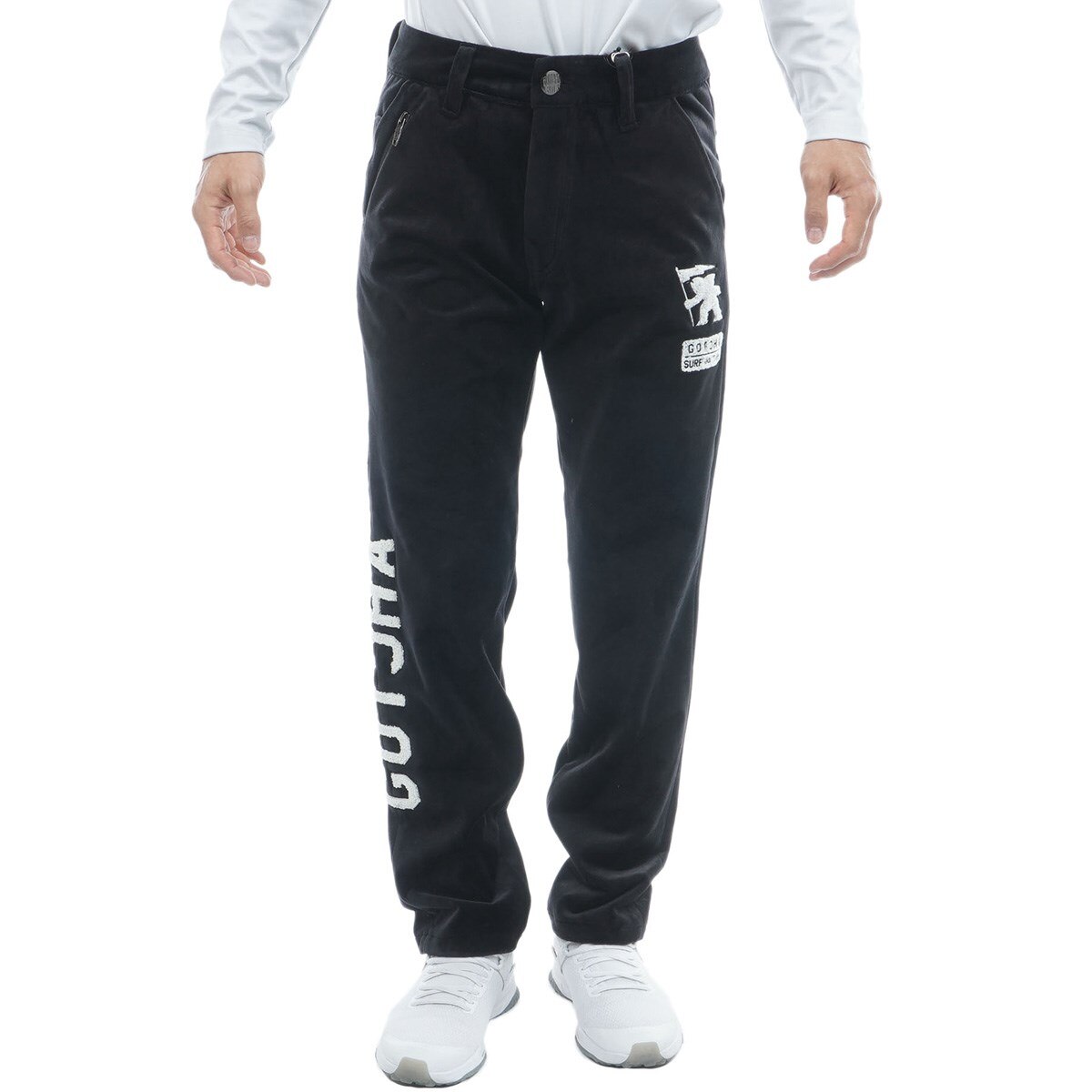 サイズ：L GOTCHA ガッチャ ストレッチパンツ ブラック系