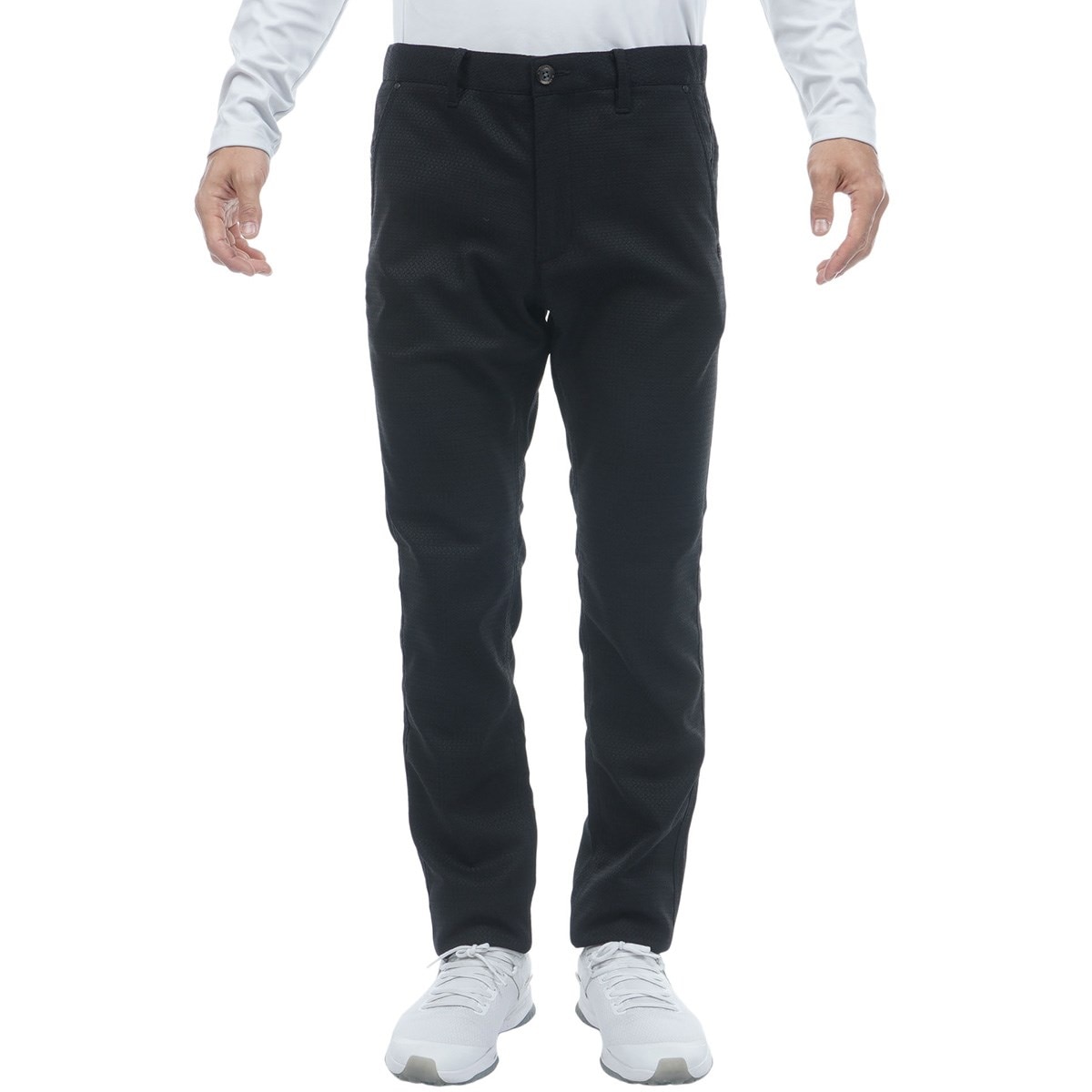 セール・アウトレット】千鳥ジャカードストレッチパンツ(ロングパンツ