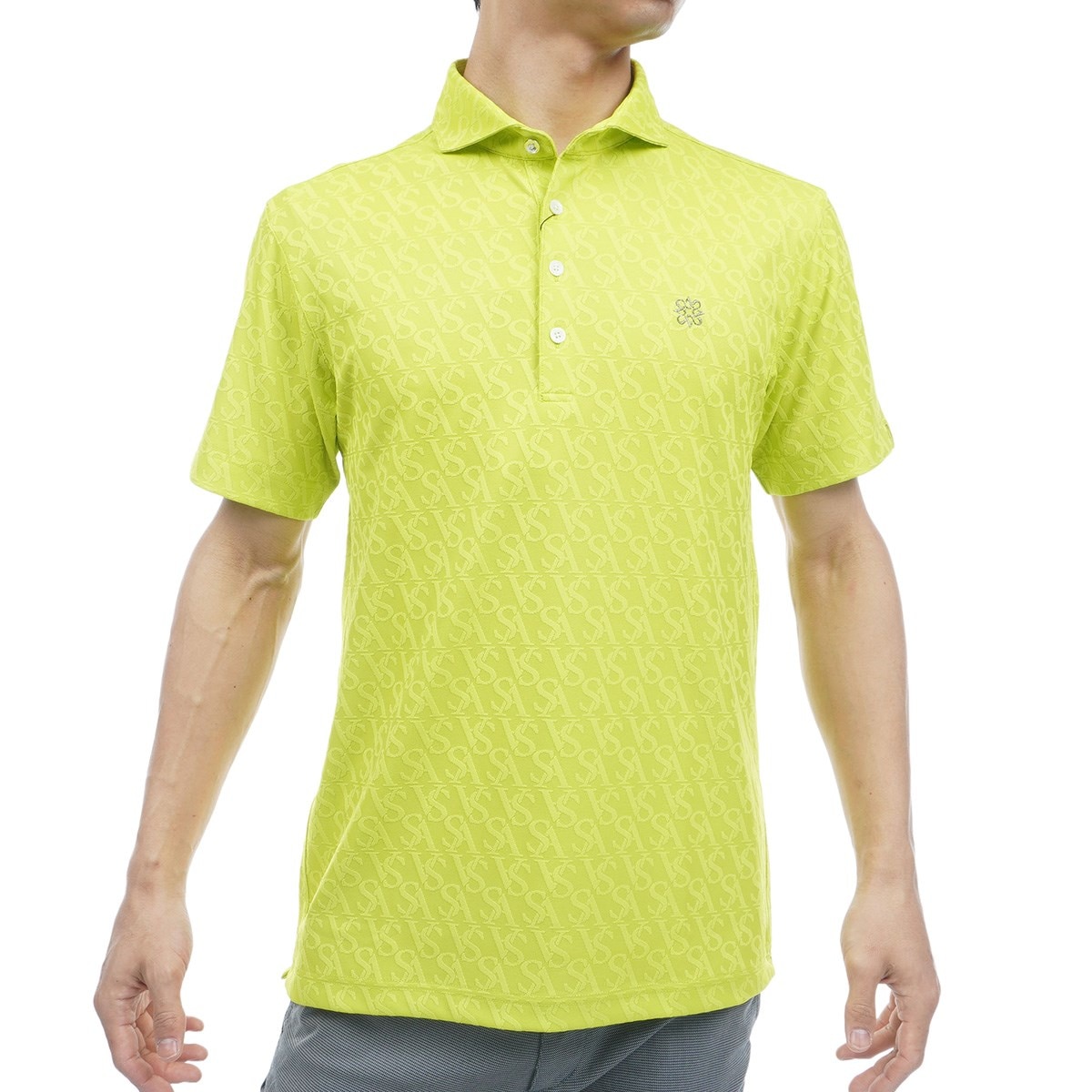 SAロゴジャカード半袖ポロシャツ(半袖シャツ・ポロシャツ)|St ANDREWS