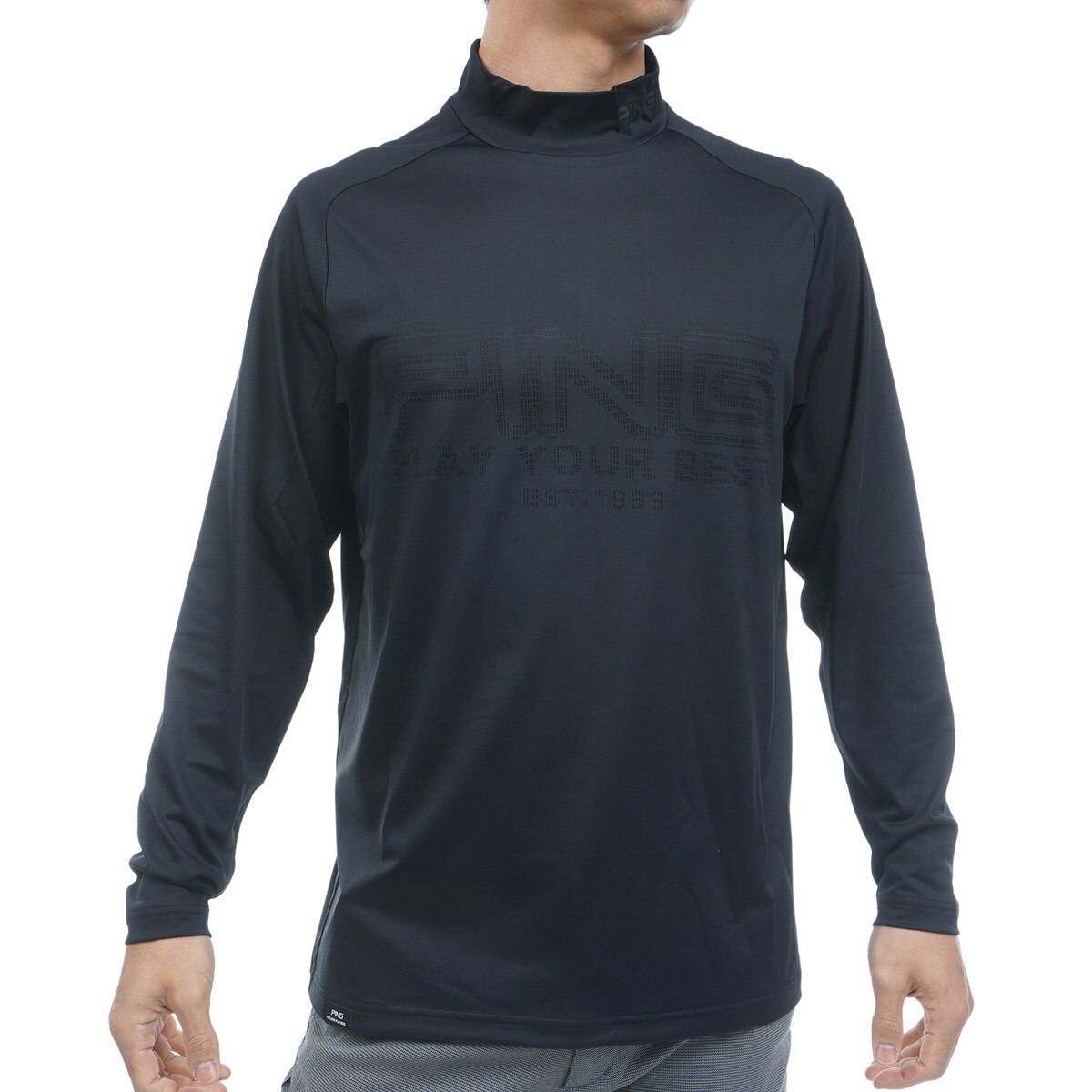 ロゴジャカードハイネック長袖シャツ(長袖シャツ・ポロシャツ)|PING