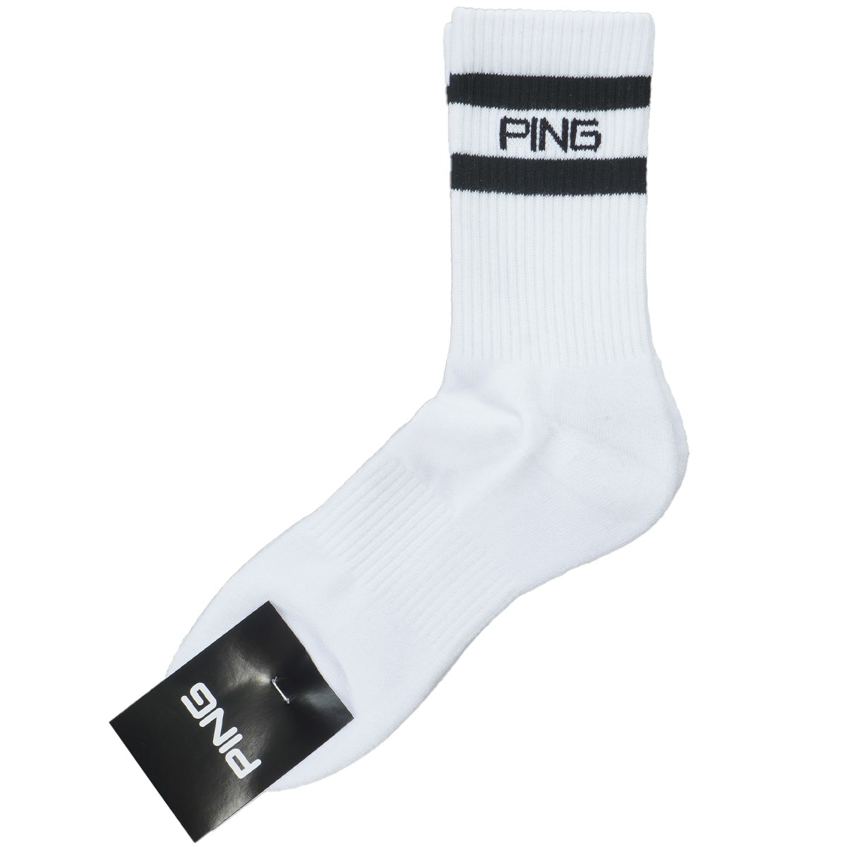 ロゴラインミドルソックス(靴下)|PING(ピン) 6216186105の通販 - GDO