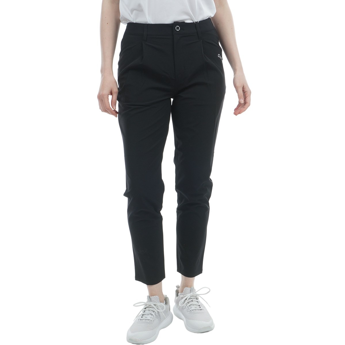 フィット＆ストレッチワンタックテーパードパンツ レディス(ロング