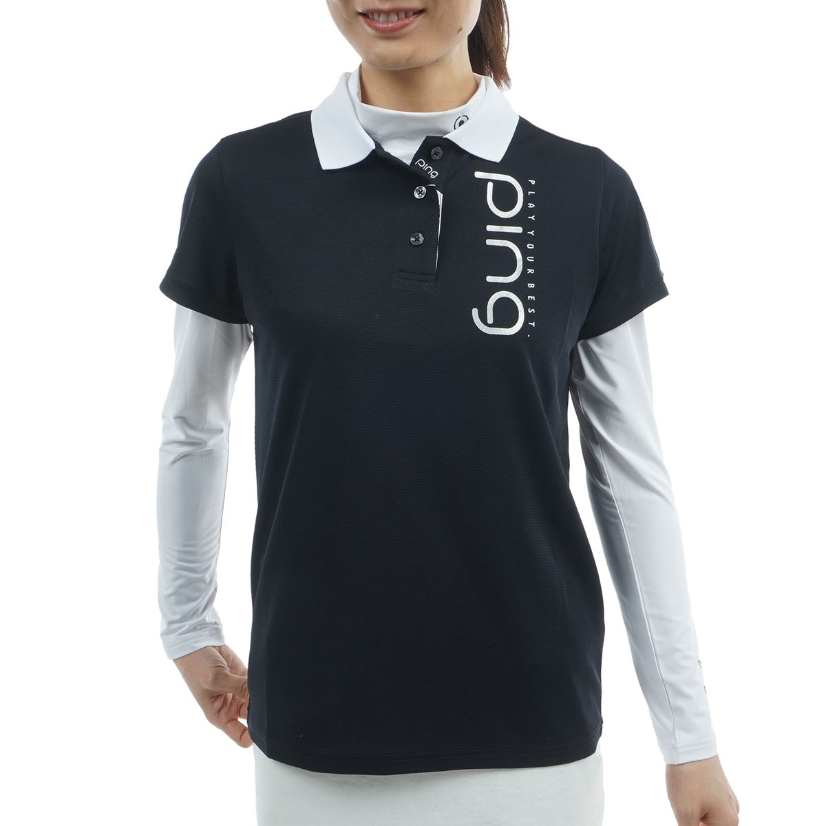 レイヤードツインセット レディス(長袖シャツ・ポロシャツ)|PING(ピン