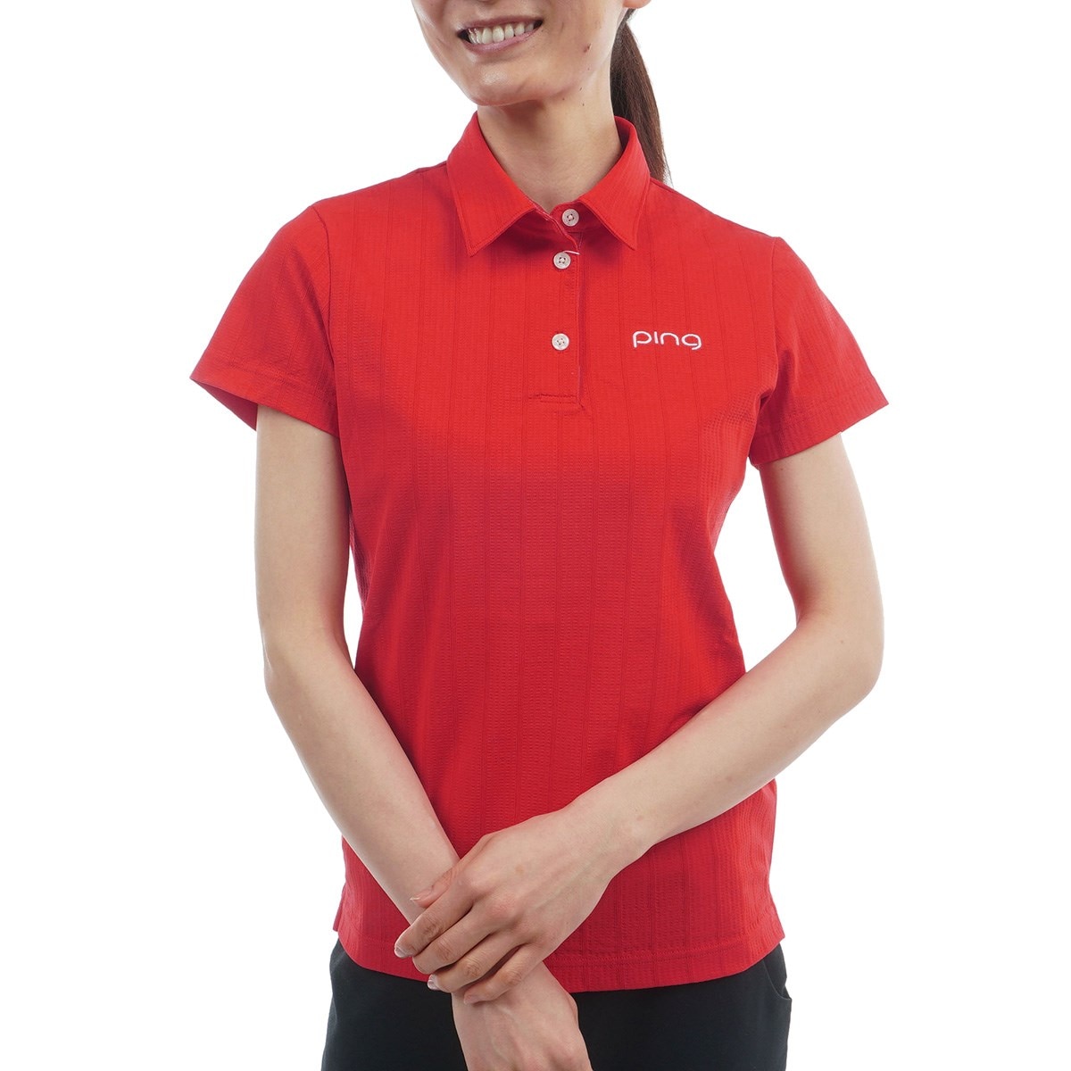 EPIX変形ストレッチサッカー半袖ポロシャツ レディス(半袖シャツ