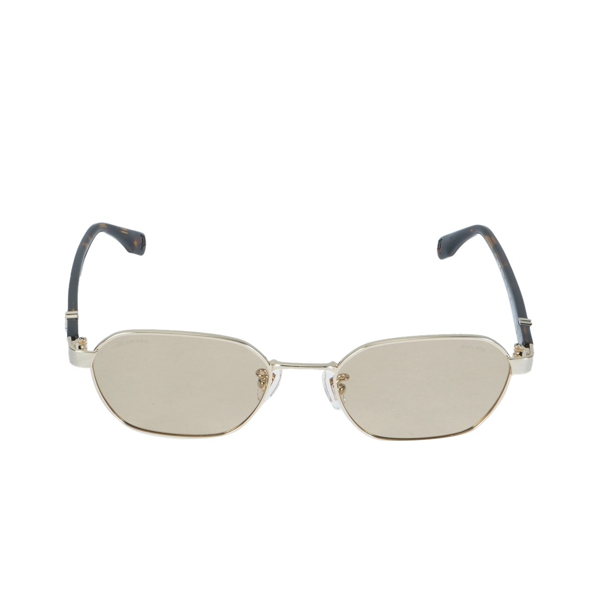 ヘキサゴンシェイプ メタルフロントモデル 偏光レンズ サングラス