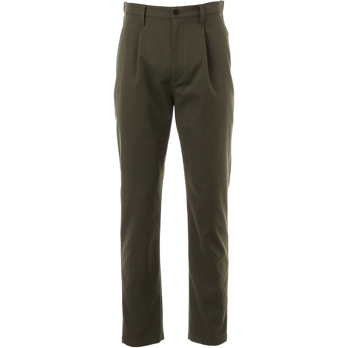 CE ストレッチ ソロテックス ヒートワイドテーパード ワンタックパンツ