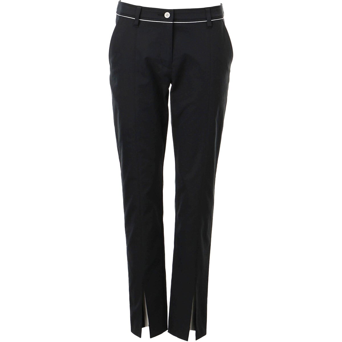 WR ストレッチ センターステッチ スリットパンツ レディス(ロング