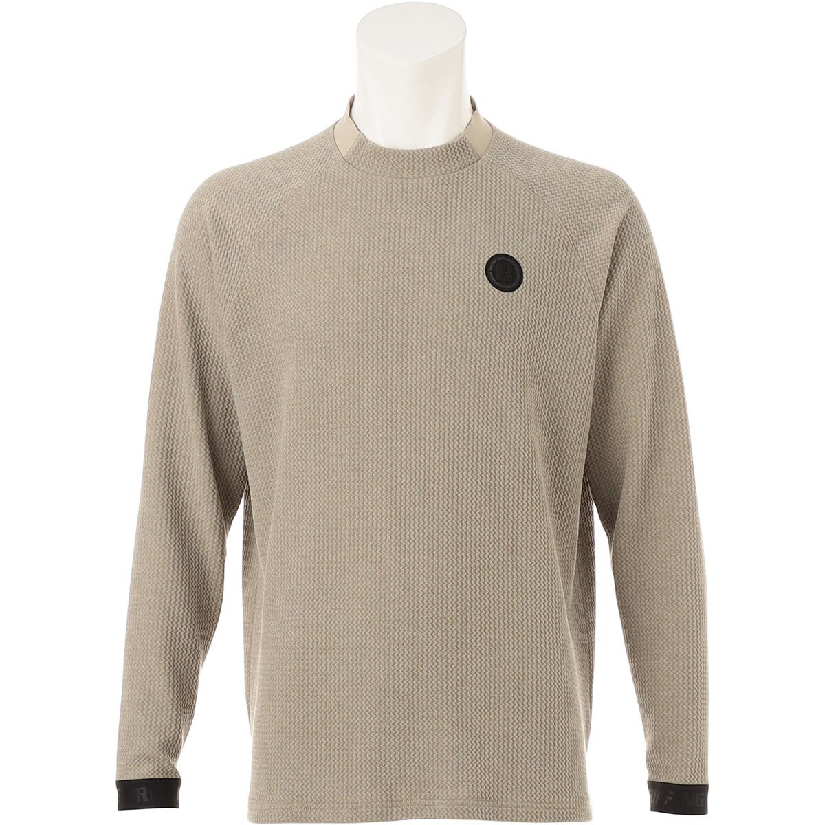 CE サーマルネック ロゴ リラックスフィット ハイネック長袖シャツ