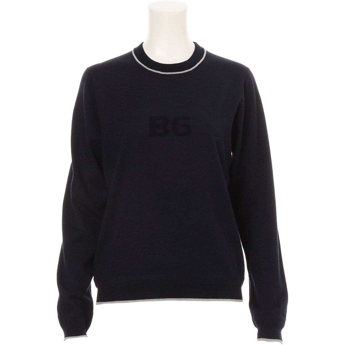 CL グリッターライン クルーネックセーター レディス(中間着(セーター