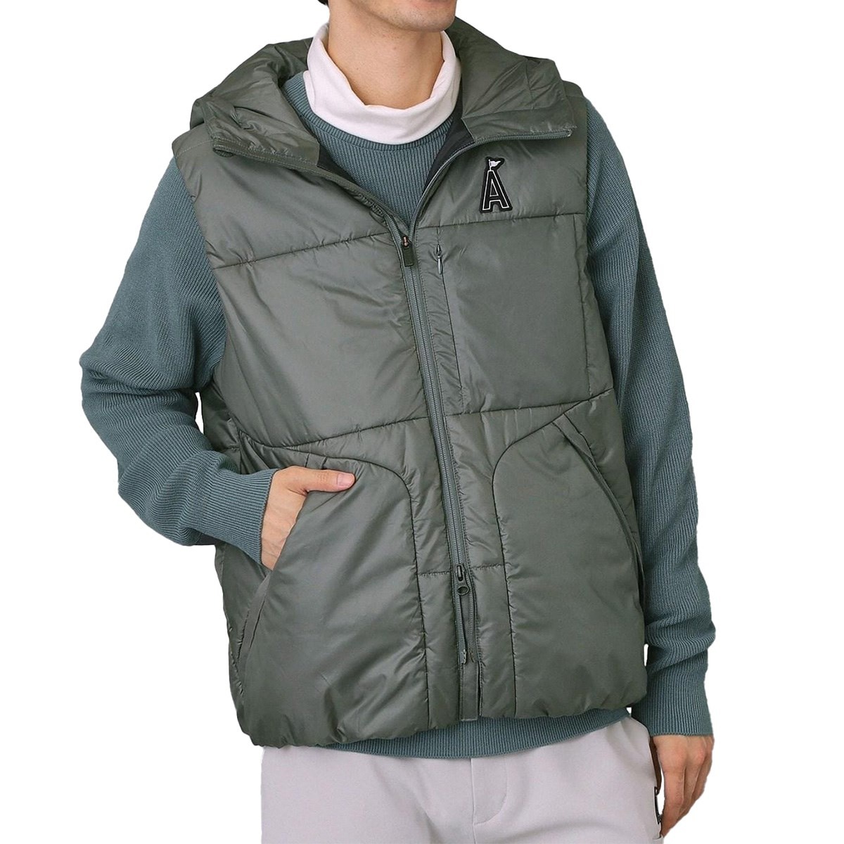 【美品】  GOLF 中綿フードジップベスト ロゴ M 美品】 GOLF 中綿フードジップベスト ロゴ M 楽天市場】【SALE／40%OFF