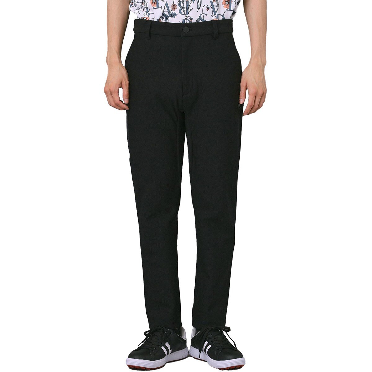 裏起毛 ストレッチ ウールライクテーパードパンツ(ロングパンツ