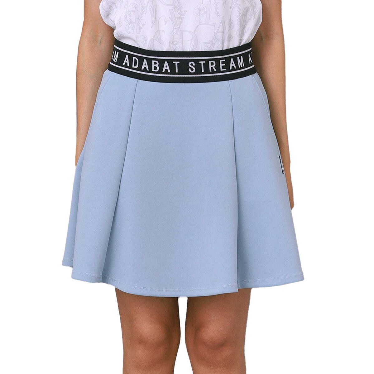 ストレッチ ロゴラインフレアスカート レディス(スカート)|ADABAT