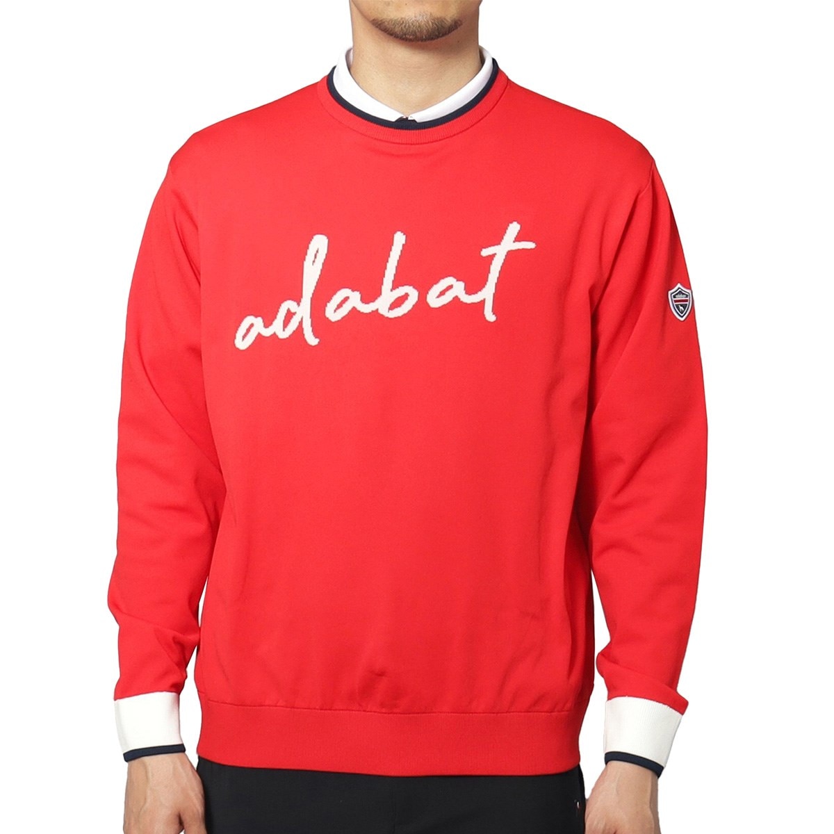 ウォッシャブル素材 サインロゴセーター(中間着(セーター、トレーナー