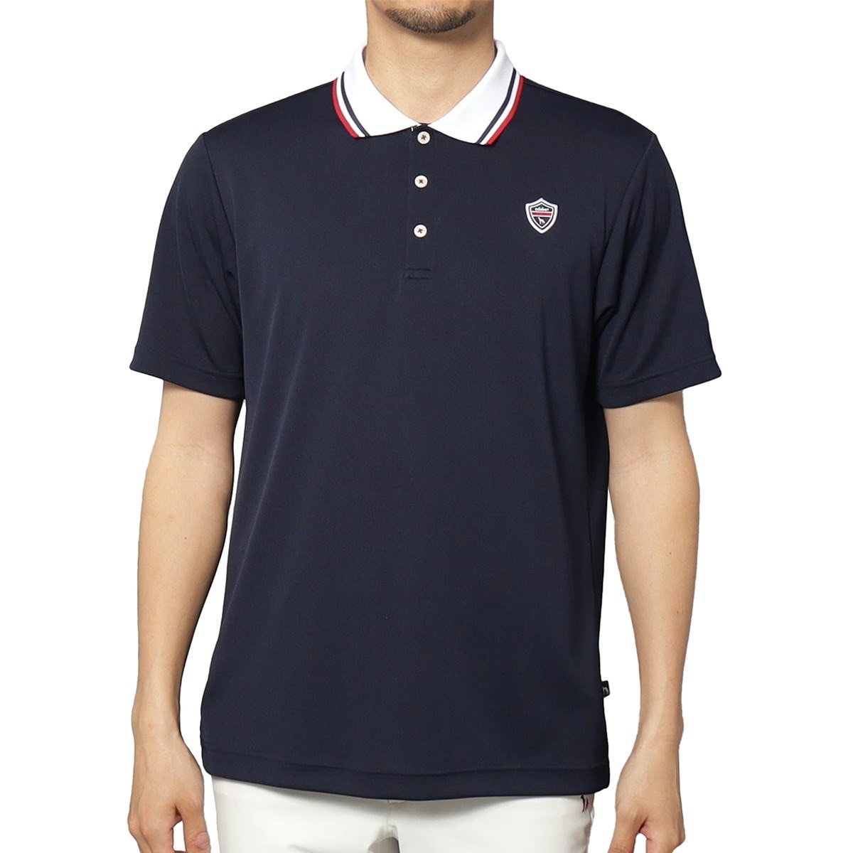 UVカット 吸水速乾 クレリックドライ半袖ポロシャツ(半袖シャツ