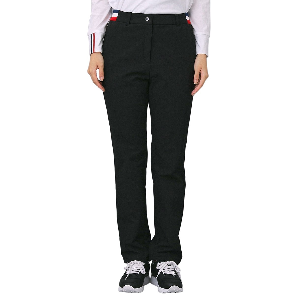 撥水 裏起毛ストレッチパンツ レディス(ロングパンツ)|ADABAT NAVY