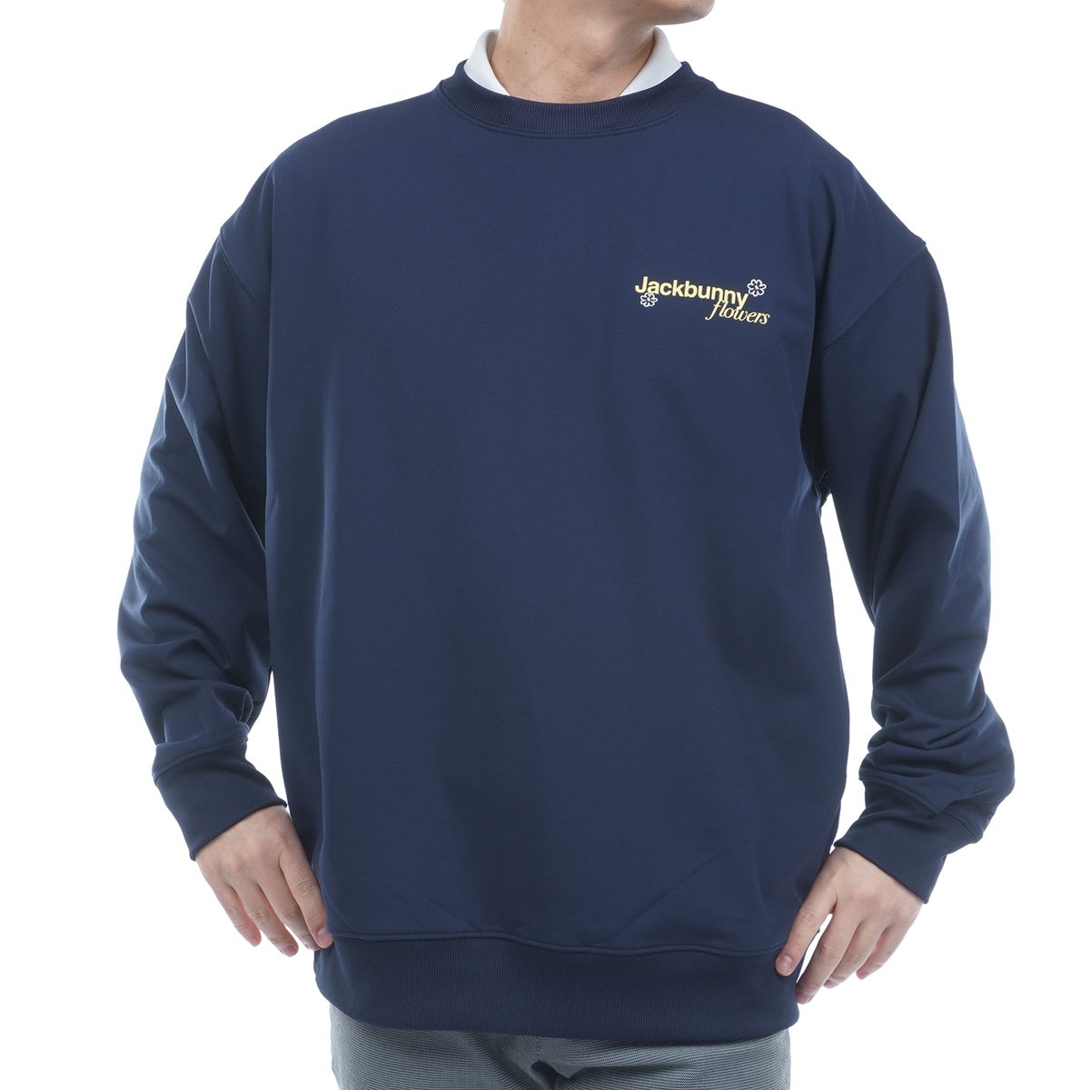 ハイゲージダブルフェイス 長袖スウェット(中間着(セーター