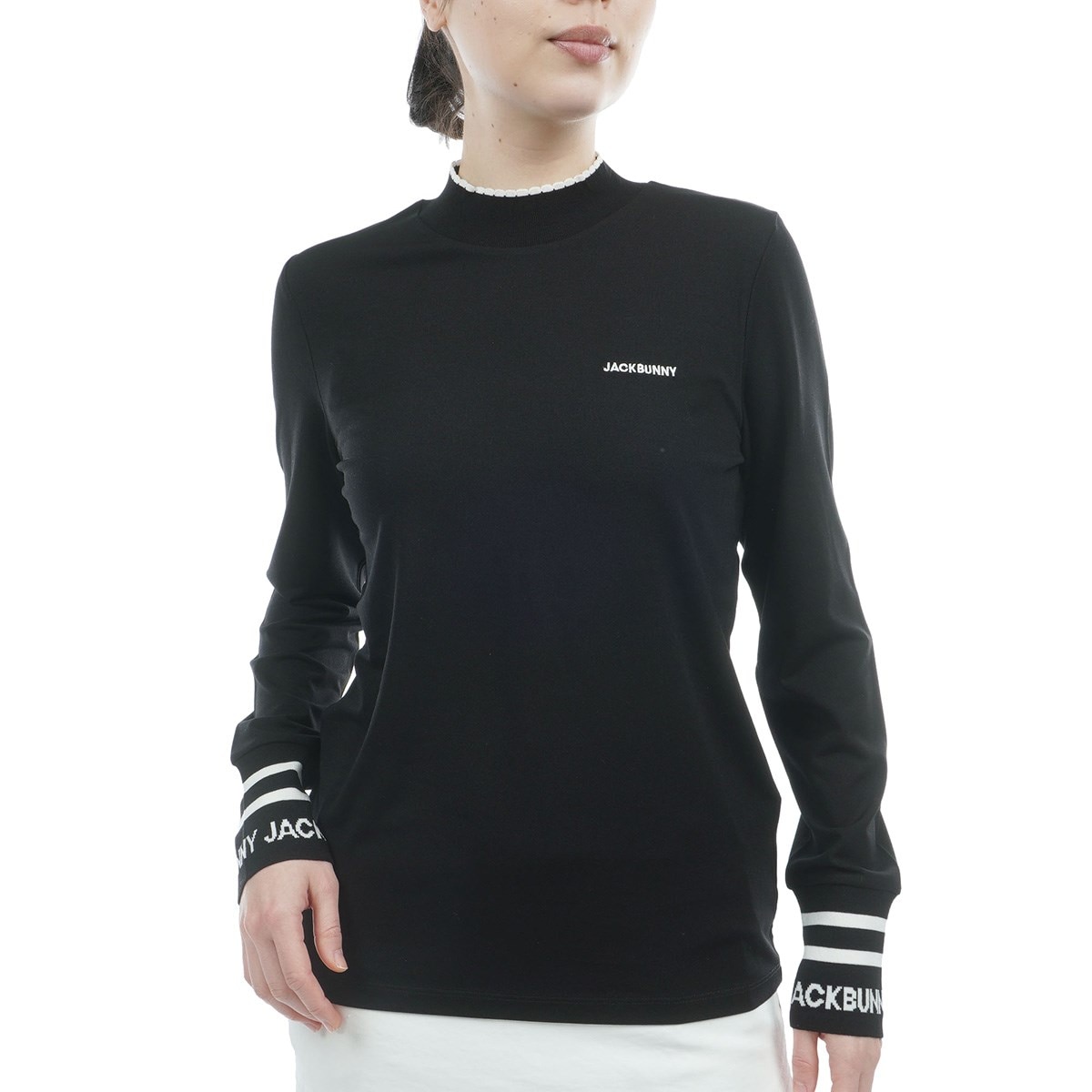 シルク混ハイゲージハイネックセーター レディス(中間着(セーター