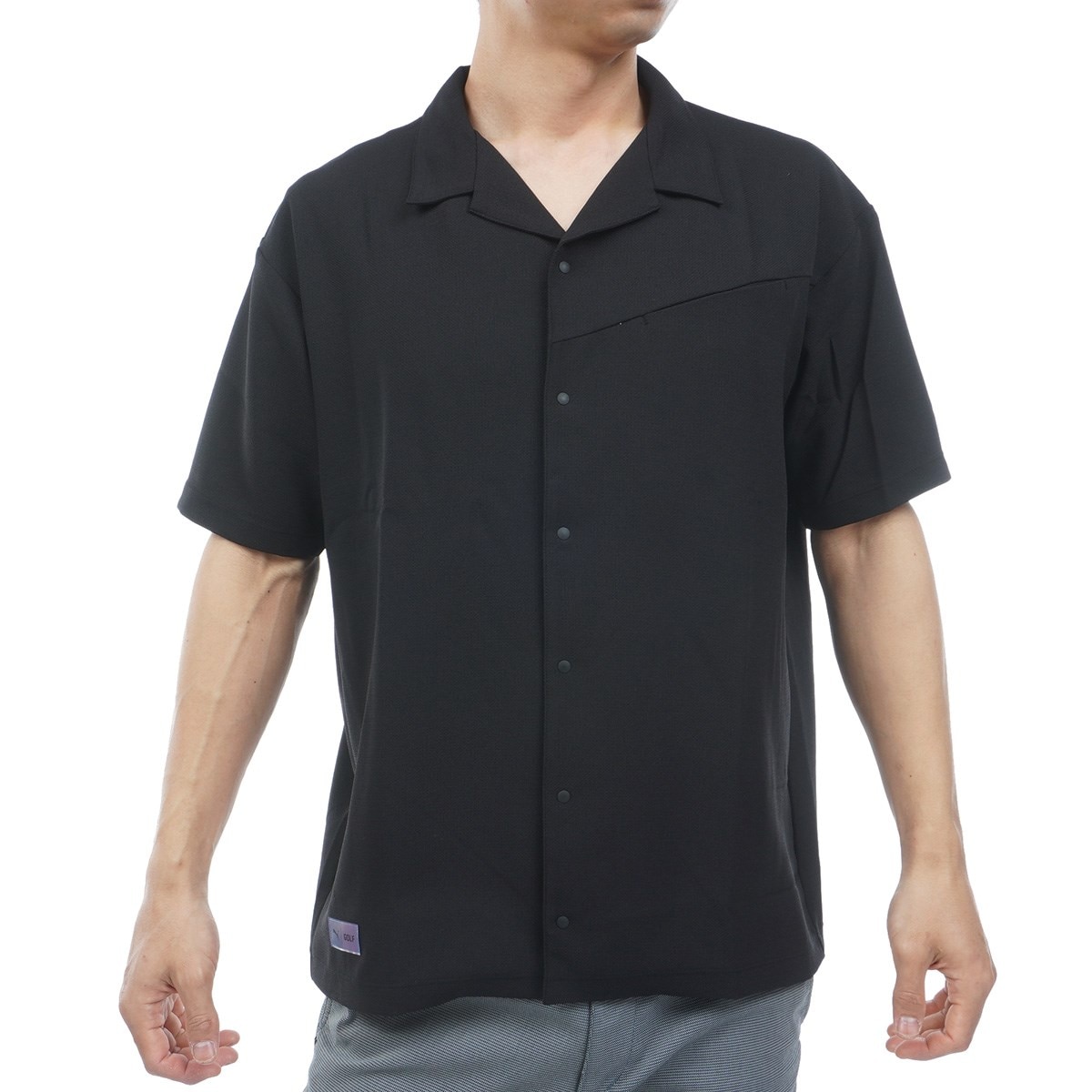 FOG ストレッチ オープンカラー半袖シャツ(半袖シャツ・ポロシャツ
