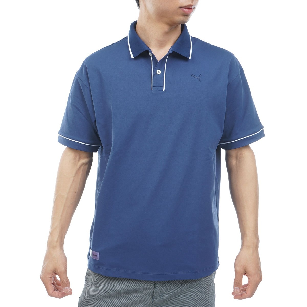 67180　プーマ　半袖ポロシャツ　青　サイズXL FOG SUMMER ストレッチ 半袖ポロシャツ(半袖シャツ・ポロシャツ)|PUMA