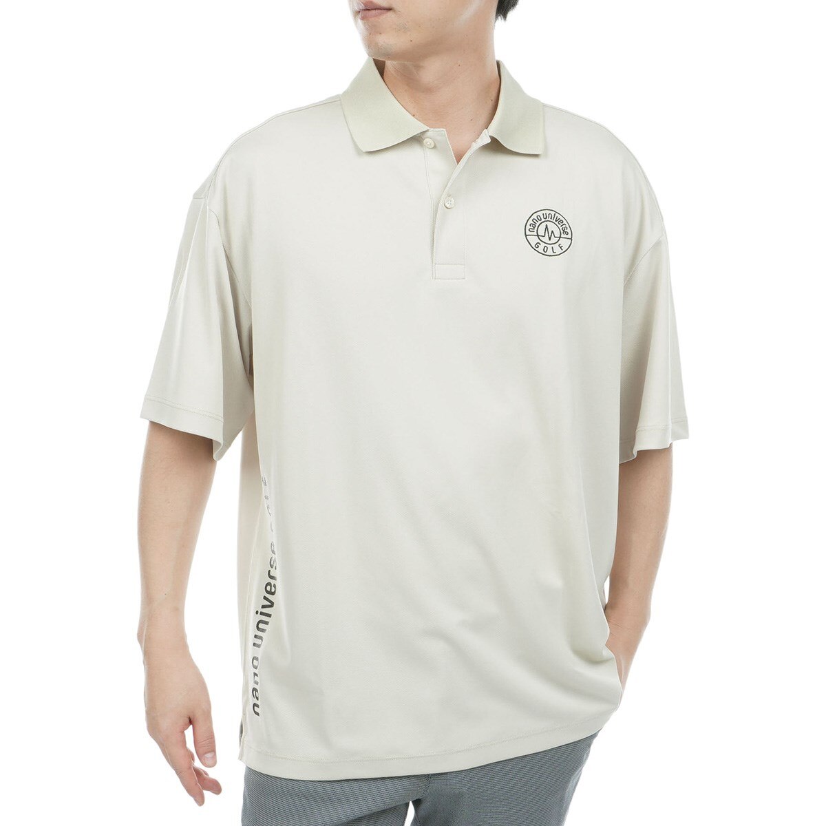 セール・アウトレット】サイドロゴ 半袖ポロシャツ(半袖シャツ