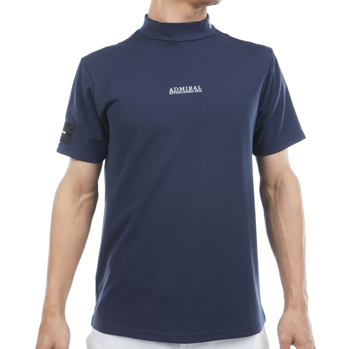 【新品未使用】ロマロ デザイン 半袖モックネックシャツ 2L ストレッチ カラタッチ モックネック半袖シャツ(半袖シャツ
