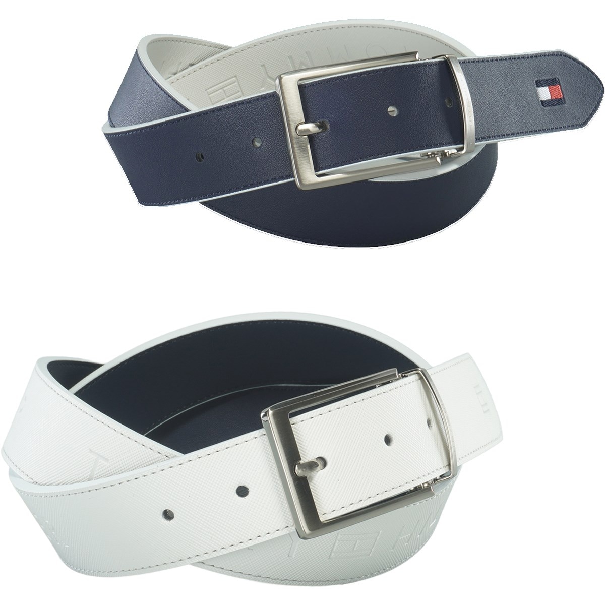 ラフ＆スウェル　ゴルフ　ベルト　リバーシブル　ネイビー　新品未使用 リバーシブル ベルト(ベルト)|TOMMY HILFIGER GOLF(トミー