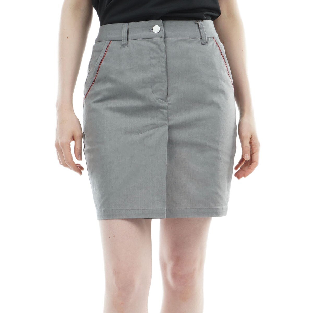 ストレッチ ツイルミドル丈 タイトスカート レディス(スカート)|TOMMY