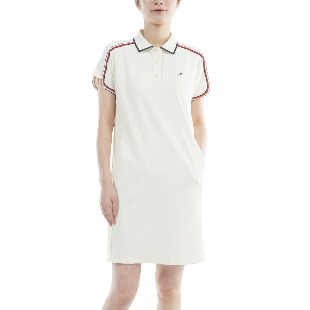 ストレッチコードピケ ポロワンピース レディス(ワンピース)|TOMMY