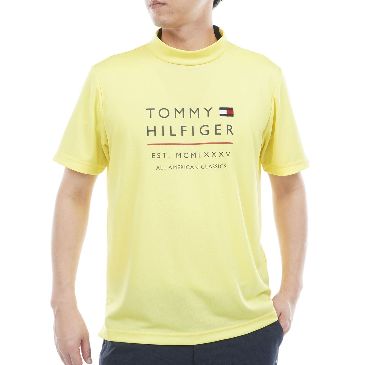 フロントロゴ モックネック半袖シャツ(半袖シャツ・ポロシャツ)|TOMMY