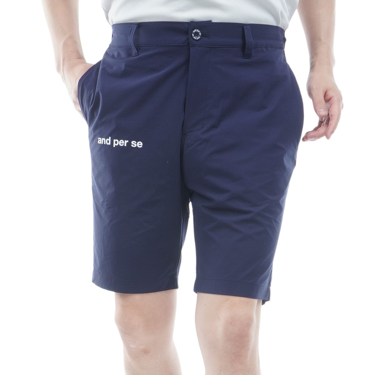 ストレッチ エアリークロス ハーフパンツ(ハーフパンツ)|and per se