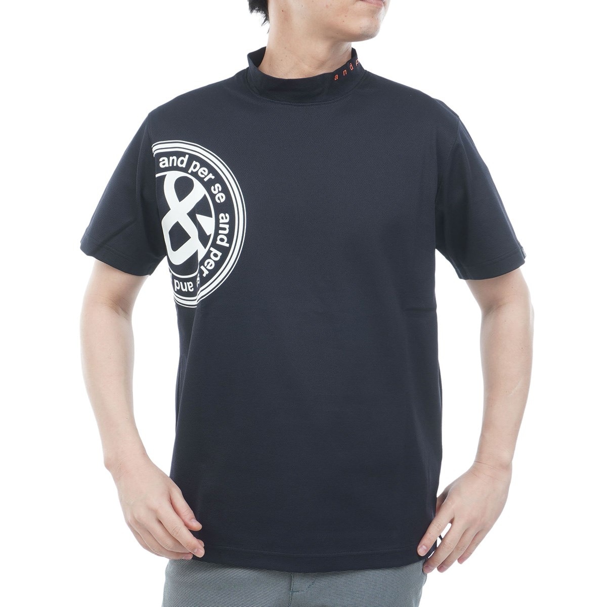 ストレッチ SWING DRY メッシュモックネック半袖シャツ(半袖シャツ