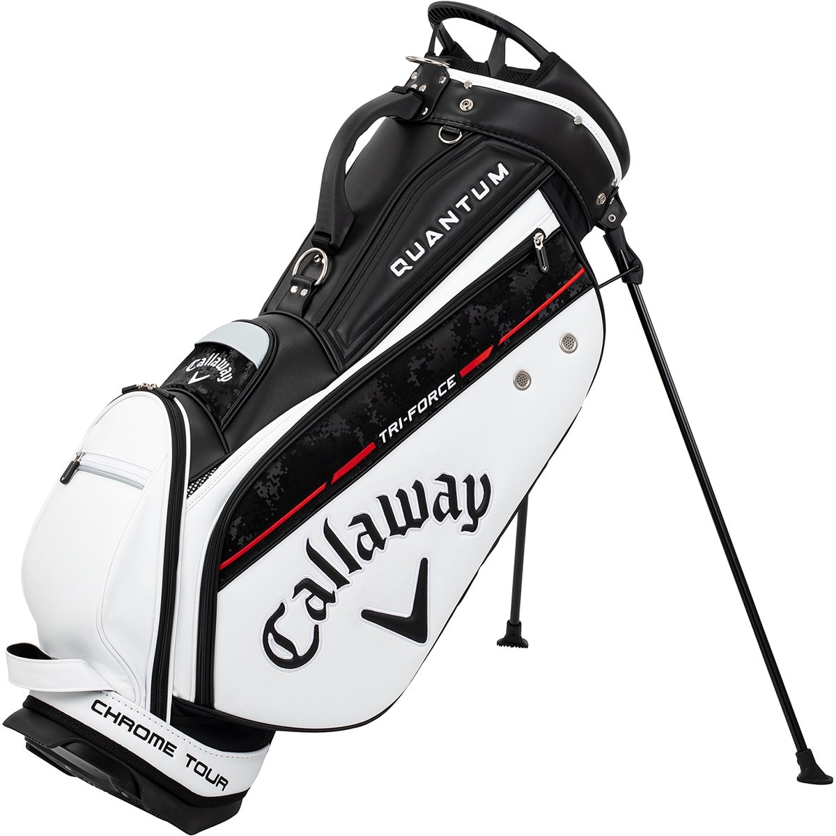 Callaway X-Series キャディバッグ 黒白 ツアー スタンドキャディバッグ(【男性】キャディバッグ)|Callaway