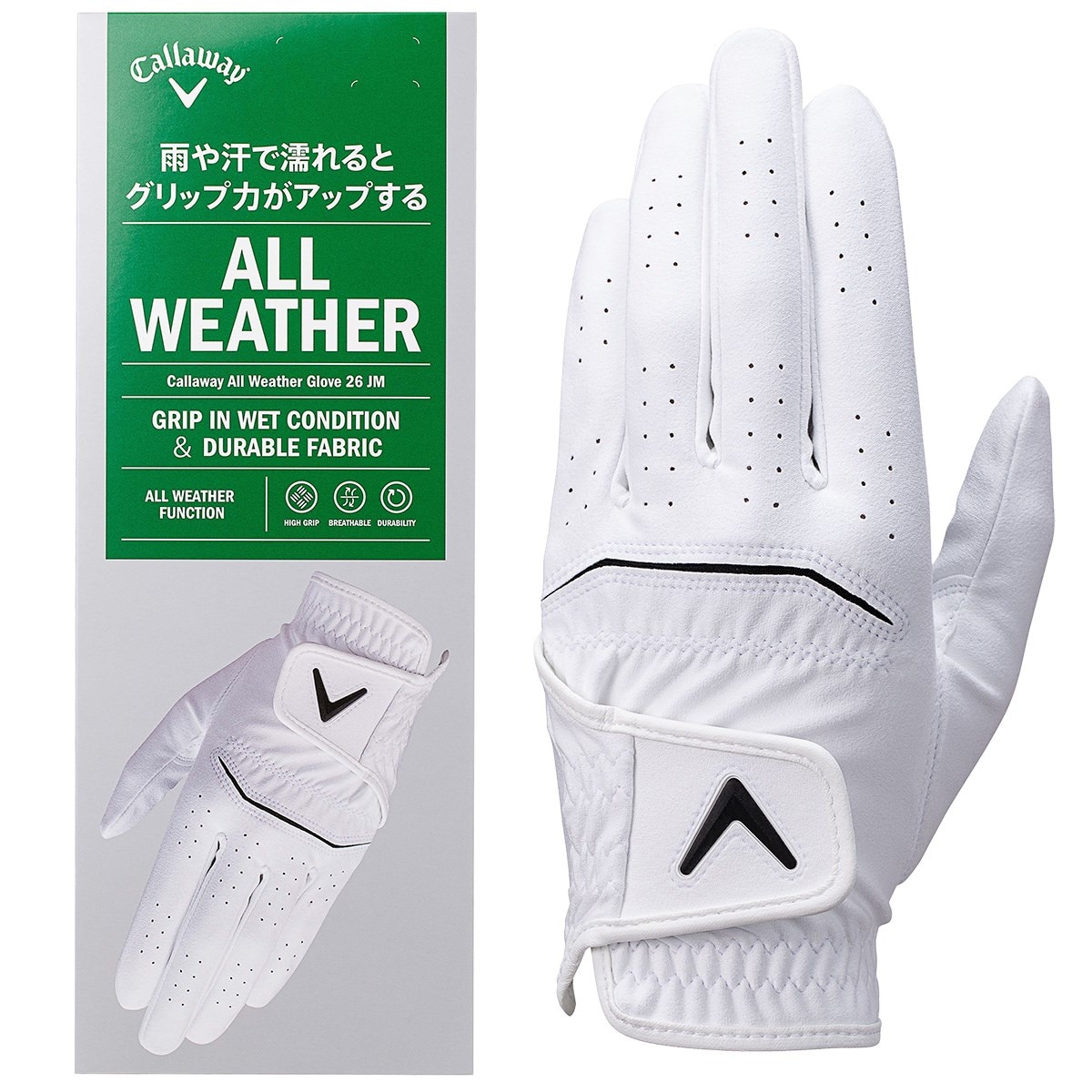 全天候型 JM グローブ(【男性】グローブ)|Callaway Golf(キャロウェイ