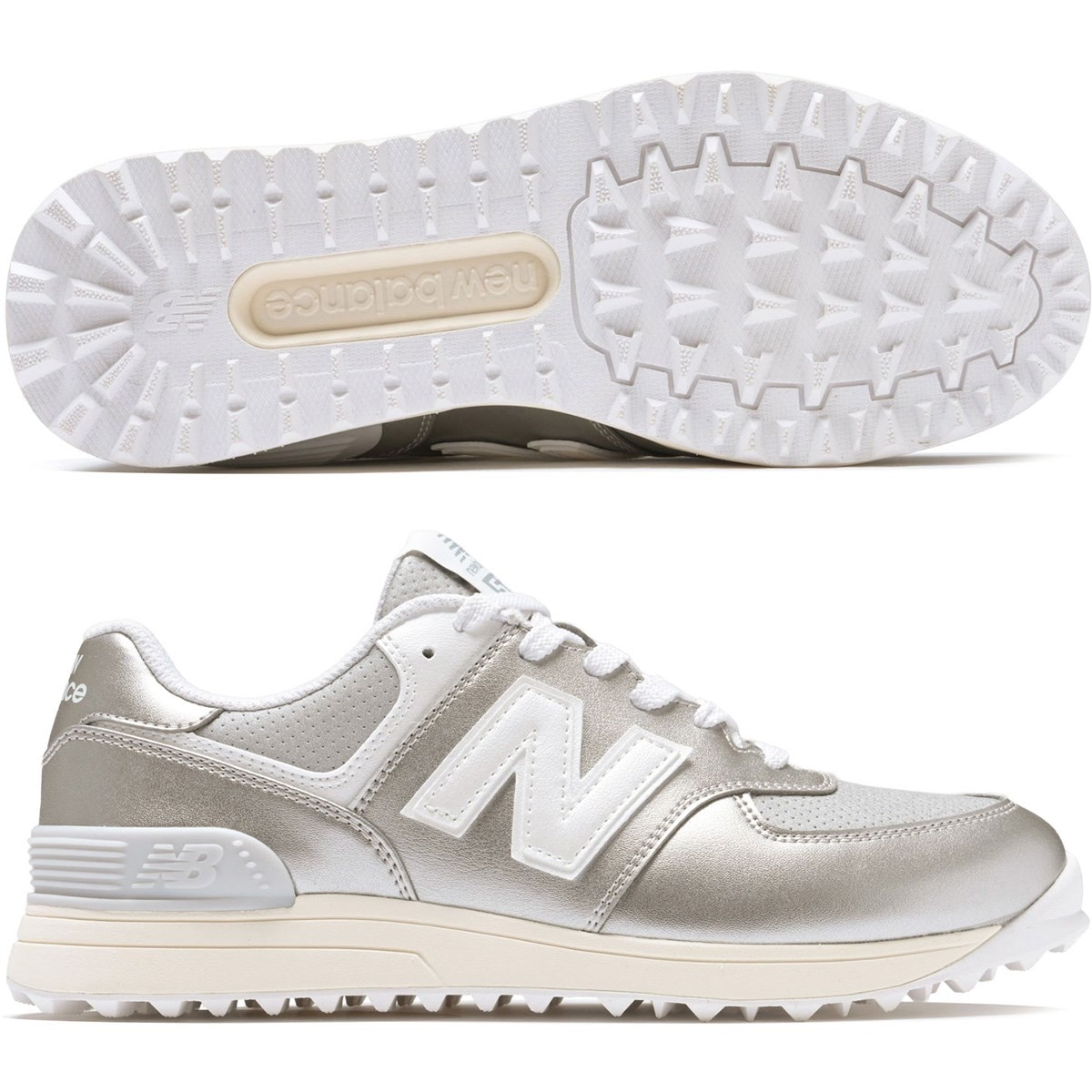 New Balance ☆最新版WG574レディース ゴルフシューズ24！お得❣️ スパイクレス 574 v4 SL シューズ レディス(【女性】シューズ)|New