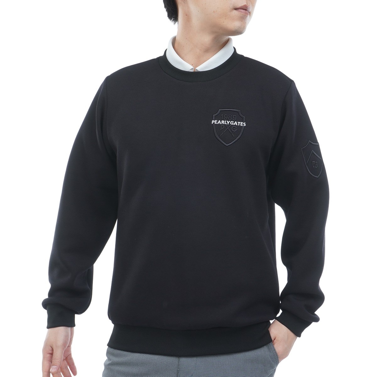 NOモノフィラアヤクッション 長袖スウェット(中間着(セーター