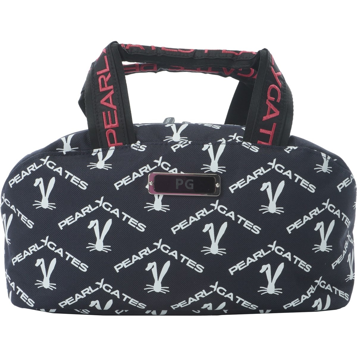 ロゴうさぎアーガイル柄カートバッグ(ラウンドバッグ)|PEARLY GATES