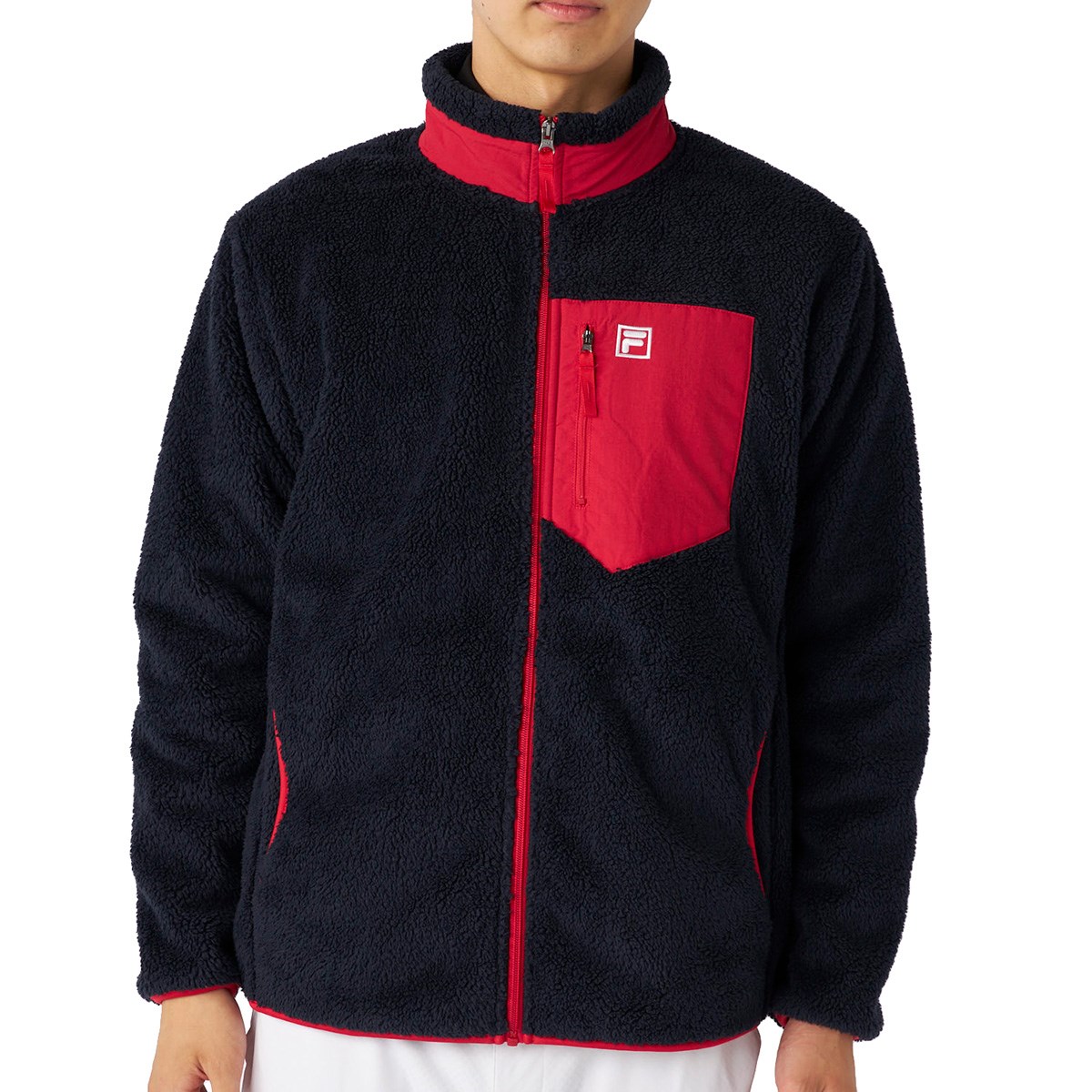 セール・アウトレット】防風シャギー フリース ブルゾン(アウター