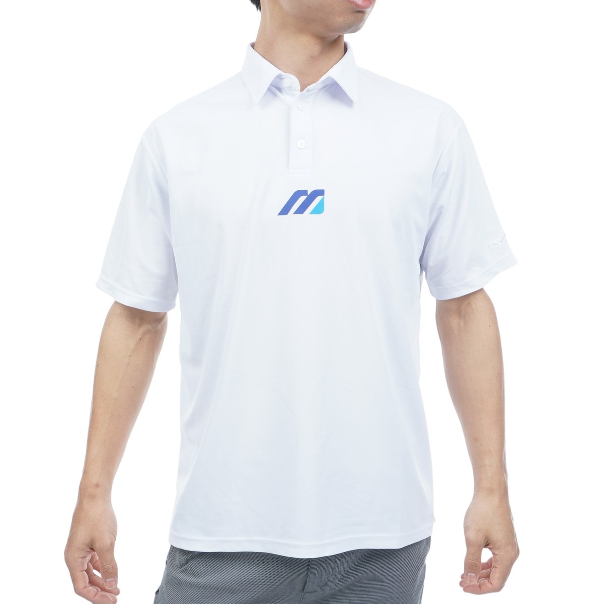 gravis golf ホワイト ポロシャツ M 新品未使用品 モノグラムM 半袖ポロシャツ(半袖シャツ・ポロシャツ)|MONOGRAM M