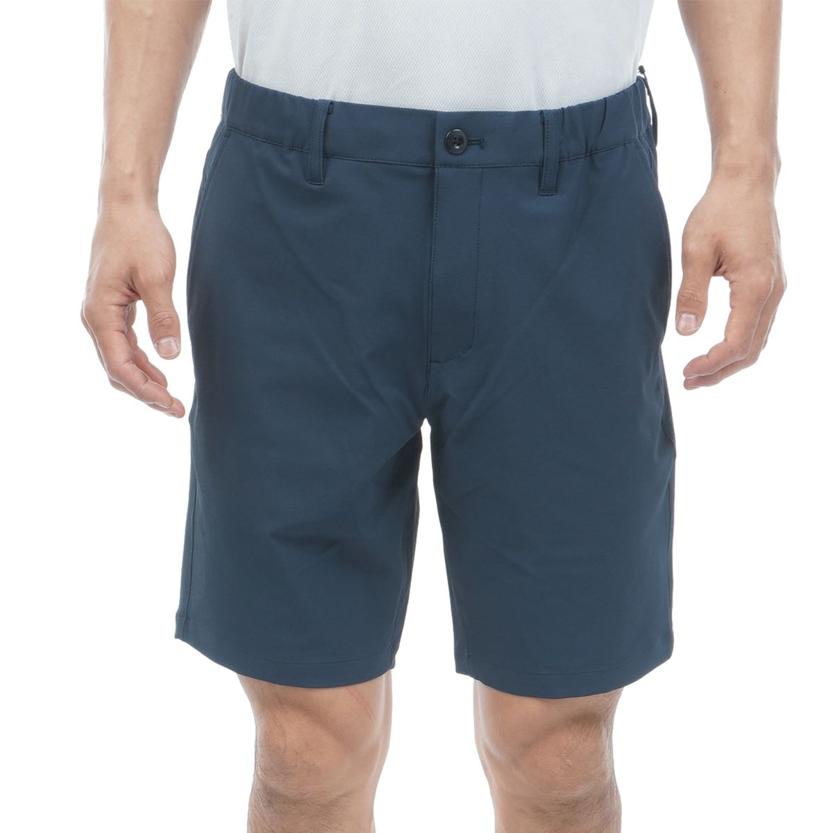 ネイビー ショートパンツ ウエスト調整可能 ツイルストレッチ機能ショートパンツ(ハーフパンツ)|Travis Mathew