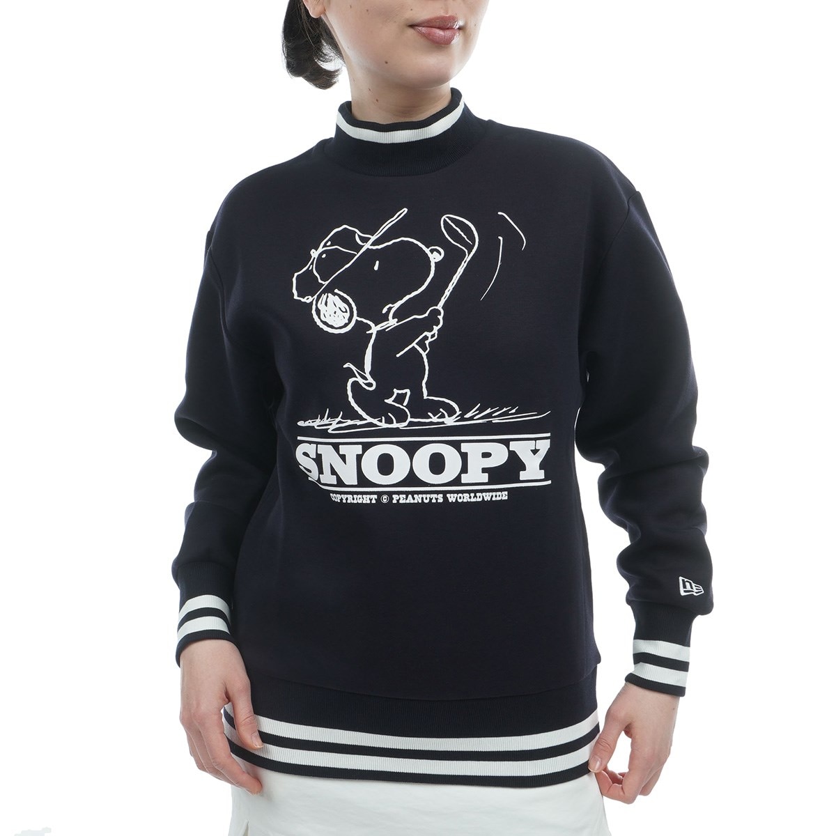 GFW テックスウェット PEANUTS モックネックトレーナー レディス(中間