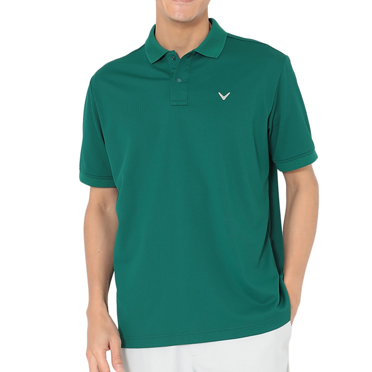 ミニワッフルリラックス半袖ポロシャツ(半袖シャツ・ポロシャツ