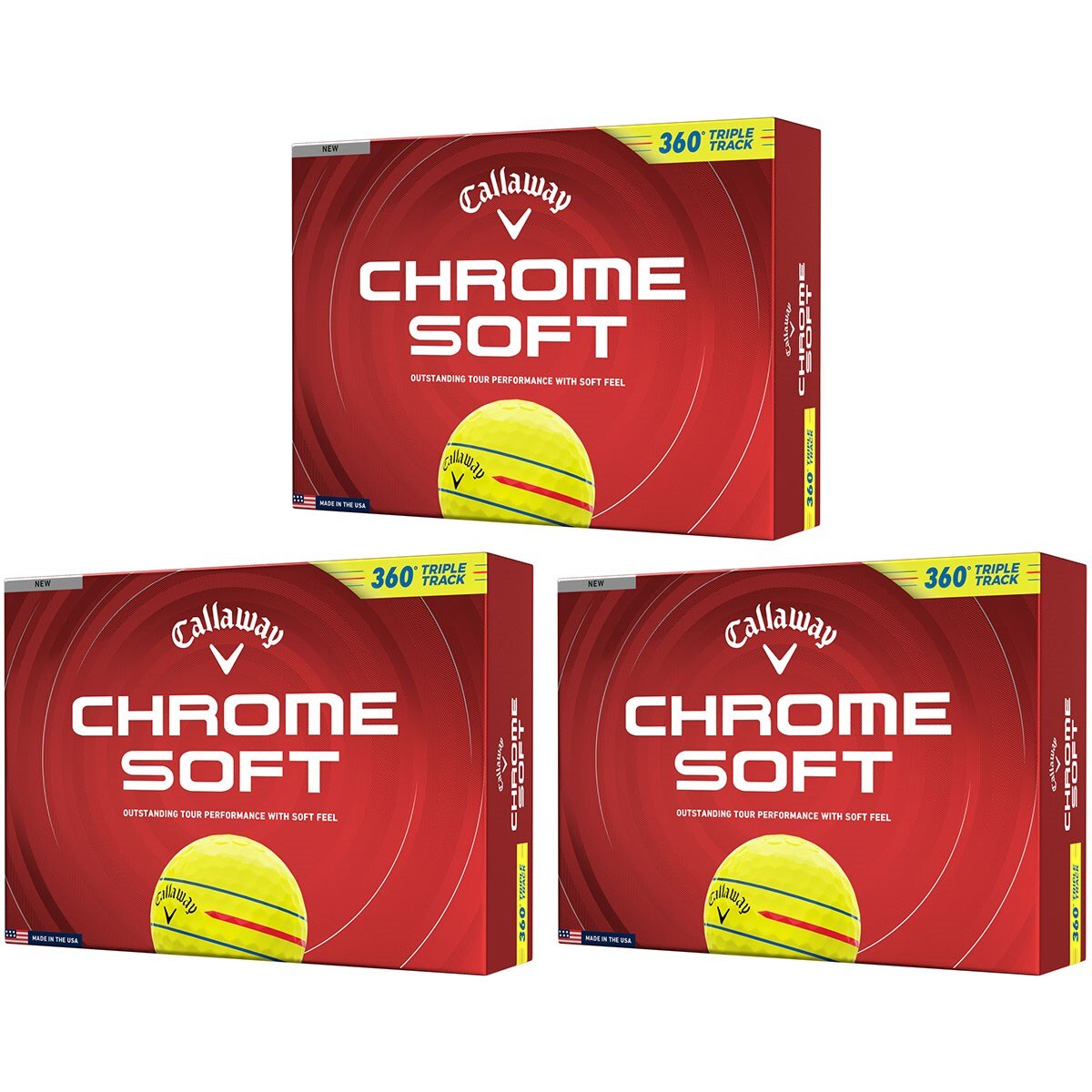CHROME SOFT(クロムソフト) ゴルフボール (キャロウェイ) 通販｜GDO