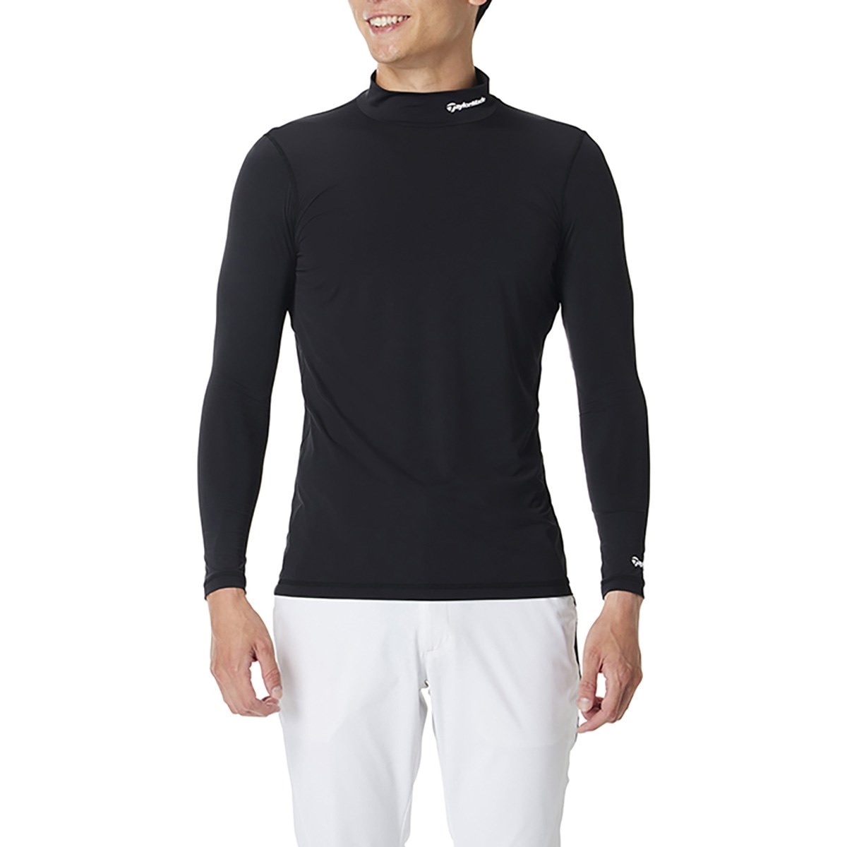 ストレッチ モックベースレイヤー長袖シャツ(【男性】機能（トップス
